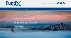 Desktop Screenshot of fundxinvestmentgroup.com