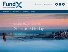 Tablet Screenshot of fundxinvestmentgroup.com